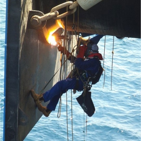 rope access services for marine