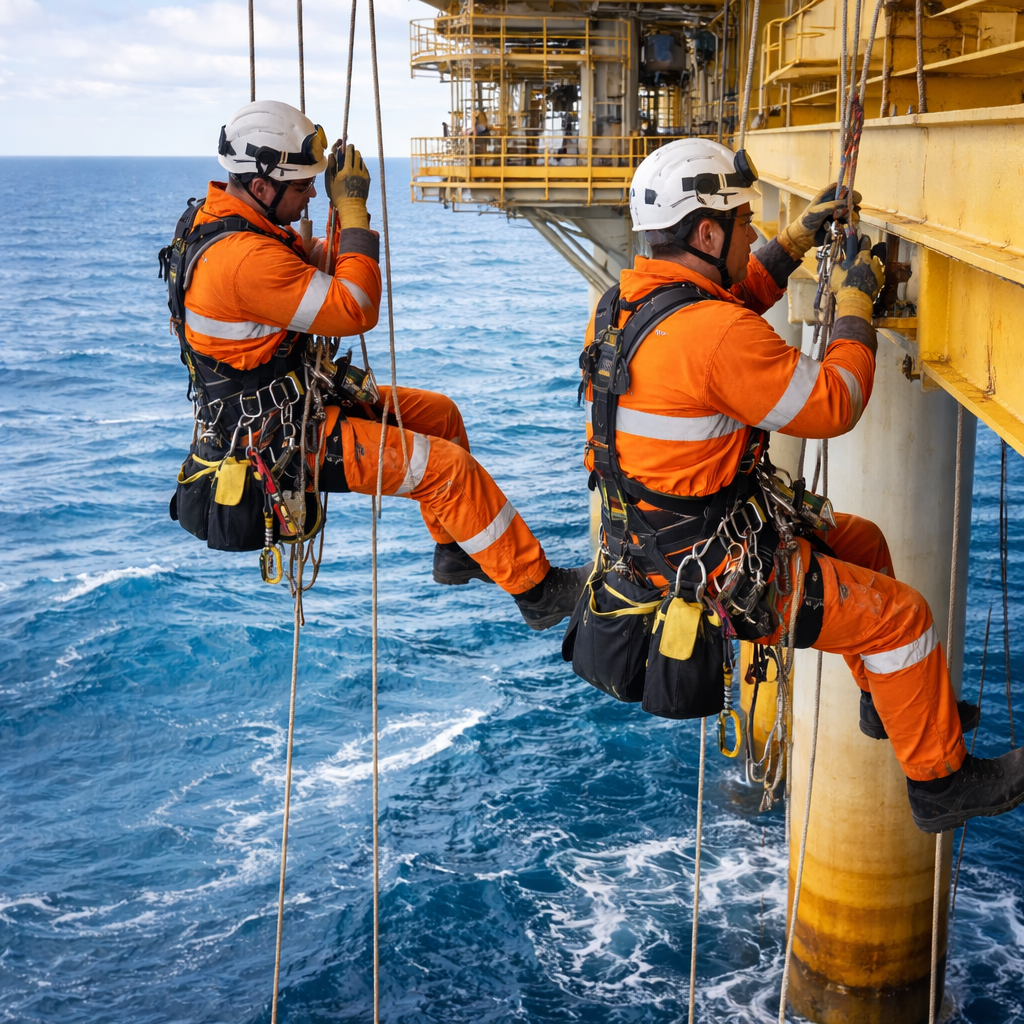How Does Rope Access Support Corrosion Control on Offshore Structures?