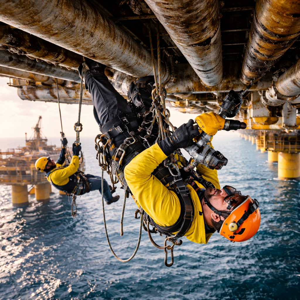 7 Critical Offshore Rope Access Services for Oil & Gas Platforms